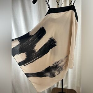 Halston Heritage Art Deco, Silk Top. 2015 Ready to Wear Collection.